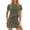 Army Green, variant on Women's Summer 2 Piece Skirt Sets Short Sleeve Shirts Tops Skorts Matching Workout Clothes Travel Outfits