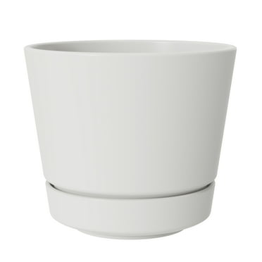 Mainstays Core 8.6" x 8.6" x 7.6" Round Vanilla Dream Plastic Planter