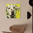 thumbnail image 4 of 12 Inch Wall Clock Battery Operated Square Clock Decorative for Office, Kitchen, Outdoor, Living Room，Labrador Retriever Dog Elegant, 4 of 4