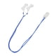 thumbnail image 2 of Cordón para audífono con clip transparente para evitar pérdidas, cordón azul para audífonos, para niños mayores, binaural, 2 of 14