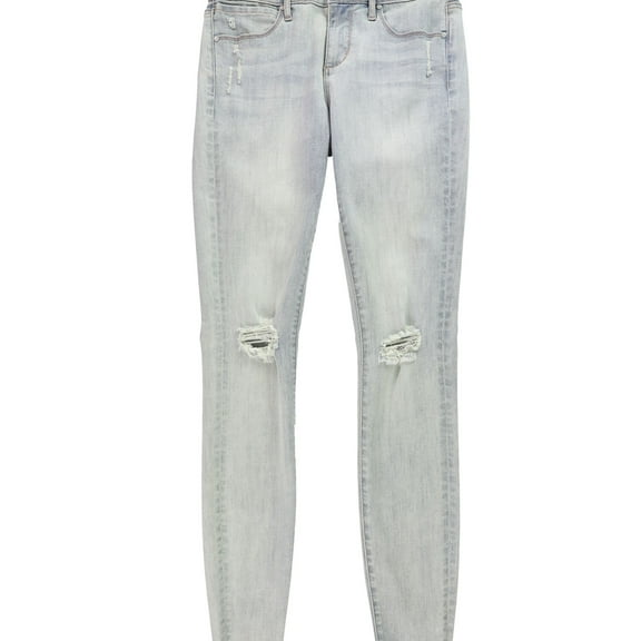 Articles of Society Womens Mya Distressed Skinny Fit Jeans, Blue, 26