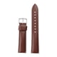 thumbnail image 4 of Correa de reloj de cuero para hombres y mujeres, correa de repuesto, accesorios de reloj clásicos Marron oscuro, 4 of 8