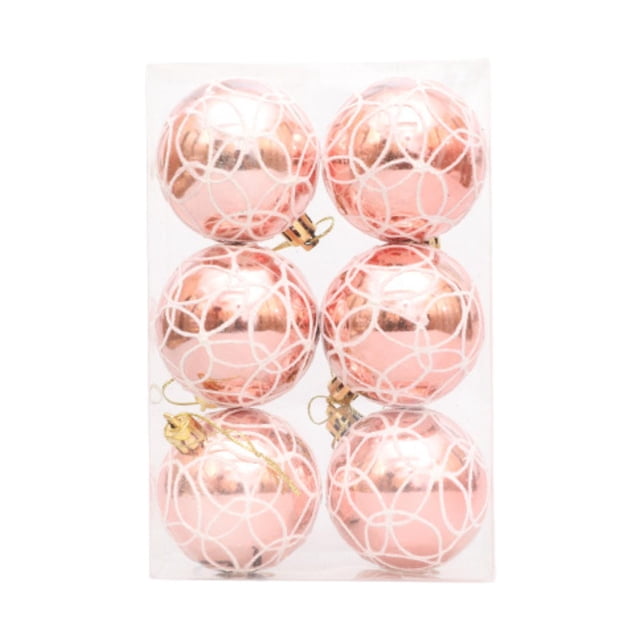 Adornos de Bolas de Navidad perfecl 6 Piezas