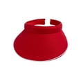 thumbnail image 2 of Top Headwear Womens Cotton Twill Clip-On Athletic Visor - Red, 2 of 3
