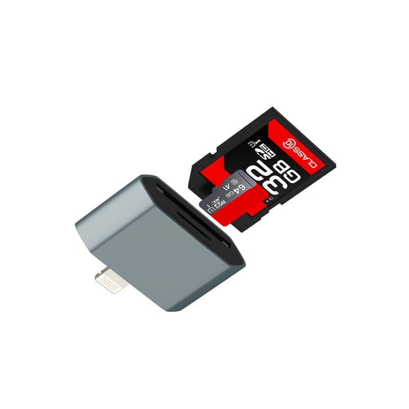 SD Card Reader for iPhone 14 13 Pro Max for Apple Lightning to TF Adapter Digital Camera Phone Micro SD Memory Stick for iPad Transfer Accessorie Photo Cable Converter Dual Drive Portable Adaptor