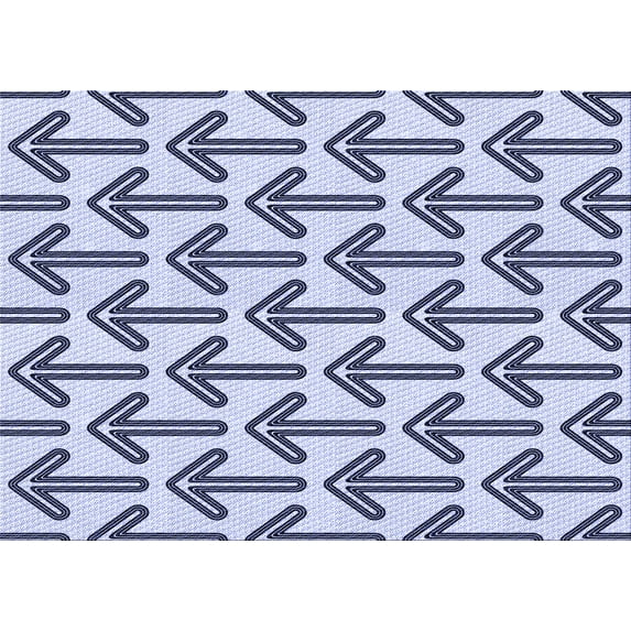 Ahgly Company Machine Washable Indoor Rectangle Transitional Lavender Blue Area Rugs, 8' x 12'