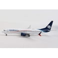 thumbnail image 4 of Boeing 737 MAX 9 Commercial Aircraft "AeroMexico" White and Blue 1/400 Diecast Model Airplane by GeminiJets, 4 of 4