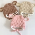 thumbnail image 4 of Gorro de bebé con orejas de peluche, bonito y súper bonito, para otoño e invierno, gorro de bebé para hombre y mujer, gorro de protección auditiva para invierno, 4 of 6