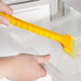 thumbnail image 2 of Winter Portable Frost Snow Brush,Multifution Car Snow Removing Tool,Winter Hand ld Ice Scraper,Snow Shovel/Ice Removal Clean Tool for Cars, Trucks, Windshield,Window,Yellow, 2 of 6