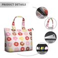 thumbnail image 2 of Travel Bag Doughnut Tote Bag Fit . Inch Laptop Computer Airplane Duffel for Short Trips Weekend Getaways, 2 of 5