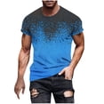 thumbnail image 2 of WAENQINLA Big and Tall Shirts for Men Workout Gym Crewneck Short Sleeve Muscle Shirt Casual Stylish Graphic Tees,M-5XL, 2 of 5