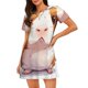 thumbnail image 1 of Disketp Cartoon Guinea Pig para Camisón Corto de Manga Corta para Mujeres, Camisón Cómodo con Escote Redondo, Bonito y Confortable, 1 of 6