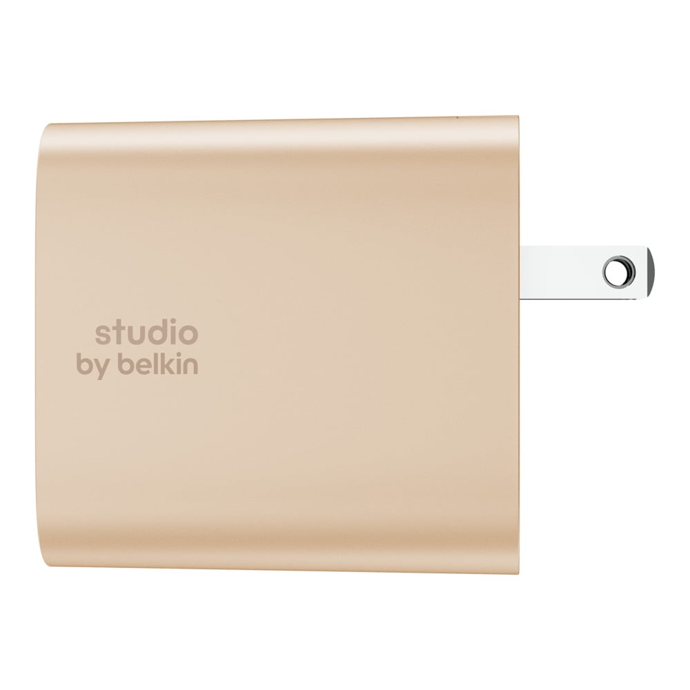 Studio by Belkin Lightning Cable Wall Charger, Gold