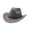 Grey, variant on CUIYUAN Vintage Western Cowboy Hat for Men Women Wide Brim Cowgirl Fedora Hats Cowboy Hat Cowboy Hat Western Hat Jazz British Hat Beach Cowgirls Cattleman Cowboys Hats JN