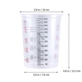 thumbnail image 4 of 600ML Transparent PP Measuring Cup Set for Painting and Renovation Use, Disposable and, 4 of 4