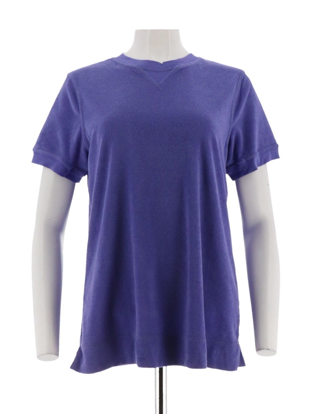 french terry tunic sweatshirt