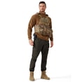 thumbnail image 6 of Men's Cargo Work Pants Stretch Lightweight Tactical Pants 31" Water Resistant Hiking Ripstop Pants with Multi Pockets Outdoor Apparel Dark Brown 34, 6 of 7