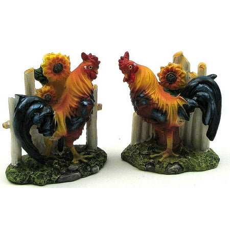 UPC: 0612797256715 | Rooster With Fence 2 assorted priced each