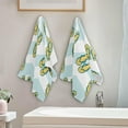 thumbnail image 4 of Sketched Flip Hand Towels 2 PCS, Summer Slipper Kitchen Towel Ultra Soft and Highly Absorbent,Decorative Fingertip Face Towel for Bathroom Hotel, 28.3"x14.4", 4 of 5