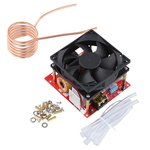 Calentador de retorno ZVS de 1000 W, 20 A, bobina de encendido para horno, para endurecimiento de piezas de bricolaje