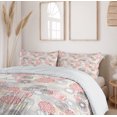 thumbnail image 6 of Ambesonne Abstract Duvet Cover Sets, Scribble Style Motifs Art, 2-King, White Burnt Sienna and Ecru, 6 of 7