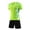 Green@GC@, variant on CONZONE Mens 2 Peice Soccer Outfits Graphic Short Sleeve Workout Tshirt Shorts Sets Breathable Quick Dry Football Training Uniform