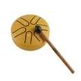 thumbnail image 4 of Mini Handpan Drum, 6 Note Percussion Instrument w/Stick, Soothing  Relaxing Sounds, 4 of 15