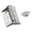 Silver, variant on Dualoai Automatic Spring Door Hinges Heavy Duty Self Closing Hinge for Cabinet Back Door Black