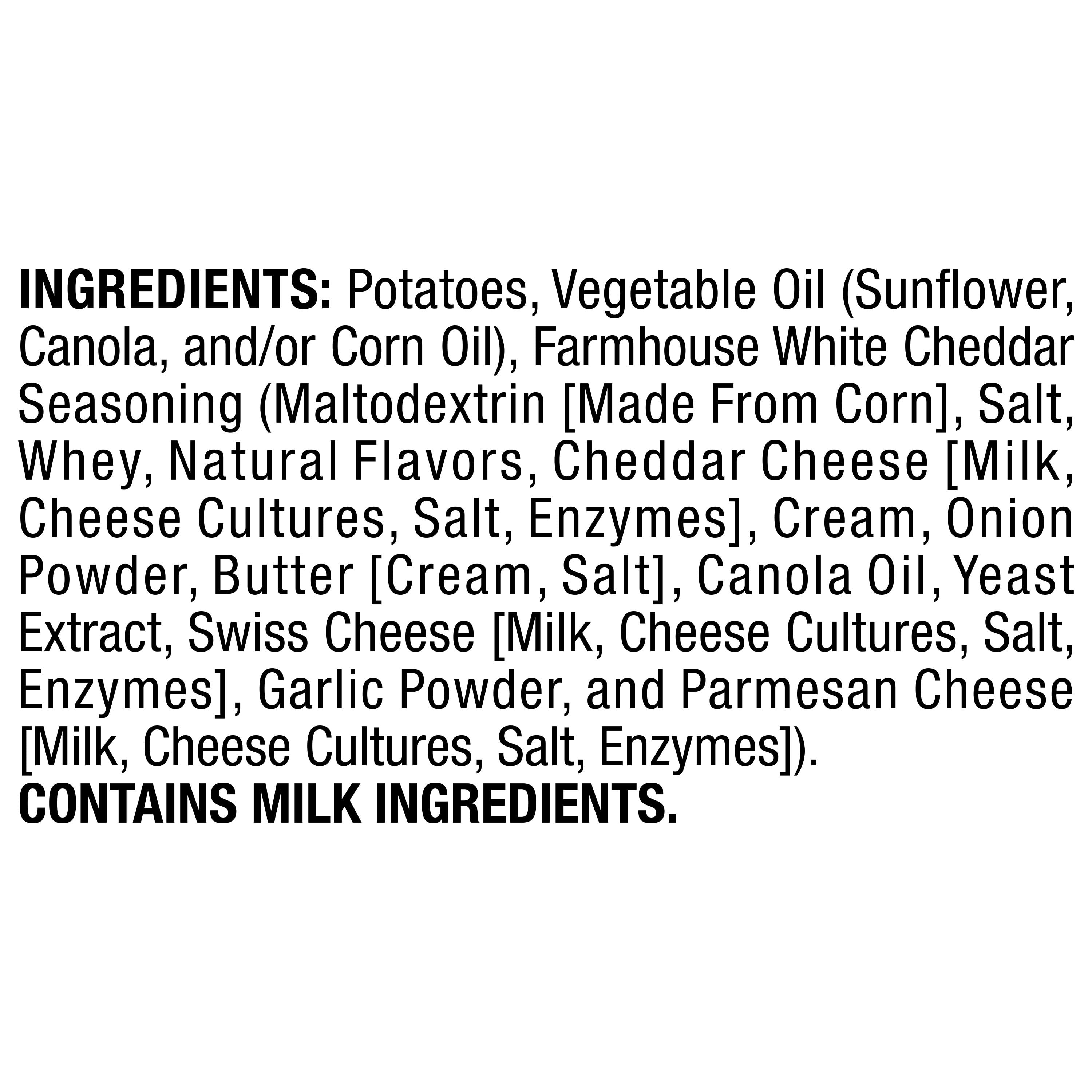 Miss Vickie's Farmhouse White Chedddar Flavored Kettle Cooked Potato Chips, 8 oz Bag