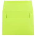 thumbnail image 2 of JAM Paper A7 Envelopes, 5 1/4 x 7 1/4, Lime Green, 50 per Pack, 2 of 2