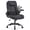 Black, variant on Leather Office Ergonomic Home Office Desk Chair, Back Support Swivel Executive Office Chair with Wheels and Flip-Up Armrests, Small Gaming Chair with Adjustable Rocking Function, Black