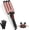 Rose Gold, variant on Hair Crimper 1 Inch, 7 Heat Settings 180-430°F, Ceramic Triple Hair Waver for Beach Waves, Dual Voltage 110-240V, Auto Shut-Off, Glove Included, Pink