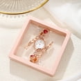 thumbnail image 5 of New casual compact round diamond-studded bracelet for women decorative quartz watch, 5 of 9