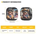 thumbnail image 7 of Binienty Rottweiler Car Windshield Sun Shades 2 Pack American Flag Auto Front Window Blocks UV Rays Easy to Install Foldable Car Sunshades Protector Accessories for Cars Sedans Truck SUV, 7 of 7