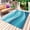 Aqua, variant on Turquoise Striped Outdoor Rug 5x8 Ft - Reversible Patio Rug Outdoor Camping Rugs, Modern Abstract Art Wave Moire Gradient Indoor Outdoor Area Rugs, Non-Slip Outdoor Carpet Runner for Deck/Porch