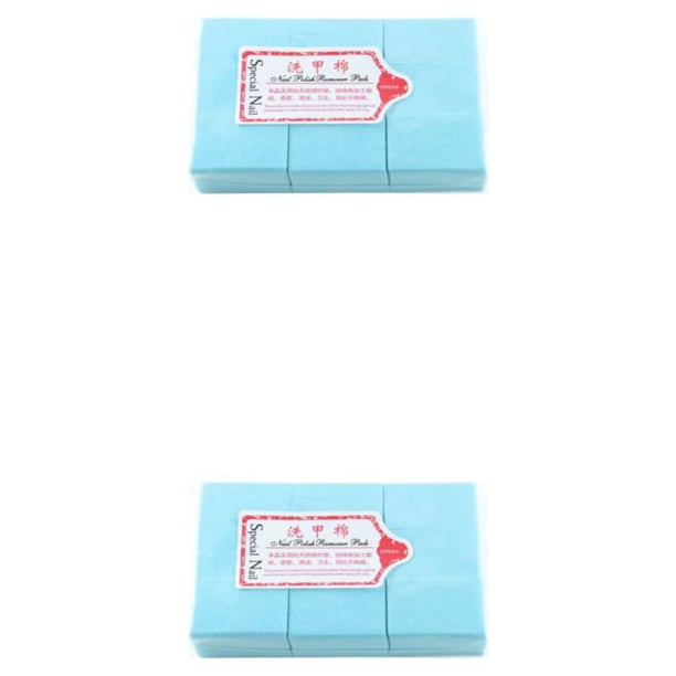Vogacara 600 unids/set removedor de esmalte de uñas de algodón portátil de un solo absorbente de agua almohadilla de limpieza de pedicura Type2 NO2