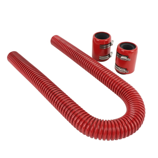 Stainless Steel Flex Radiator Hose Kit With Billet Clamps Versatile Cooling Water Pipe For Engine Compartment