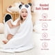 thumbnail image 3 of Toalla de baño para bebé estilo cuadrantes con capucha de panda 100% algodón rizo, 3 of 7