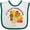 White and Green, variant on Inktastic It's My 1st Thanksgiving Boys or Girls Baby Bib