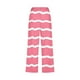thumbnail image 4 of Pantalones Casuales de Mujer de Impresión Floral Cintura Elástica Suelta, Pantalones de Pierna Ancha Recta con Bolsillos, 4 of 5