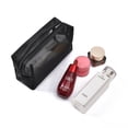 thumbnail image 4 of Transparent Nylon Mesh Cosmetic Bag Multifunctional Travel Washing Bag Small Size Punching Portable Storage Bag, 4 of 8
