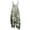 AAB27-Dark Green, variant on Women Linen Overalls Summer Casual Floral Printed Loose Fit Jumpsuits Boho Dressy Wide Leg Rompers Pants With Pockets Orange 3XL