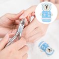 thumbnail image 1 of Minkissy Professional Cuticle Remover Versatile Tweezers Protective Cuticle Nipper Cover Blue 1Set, 1 of 8