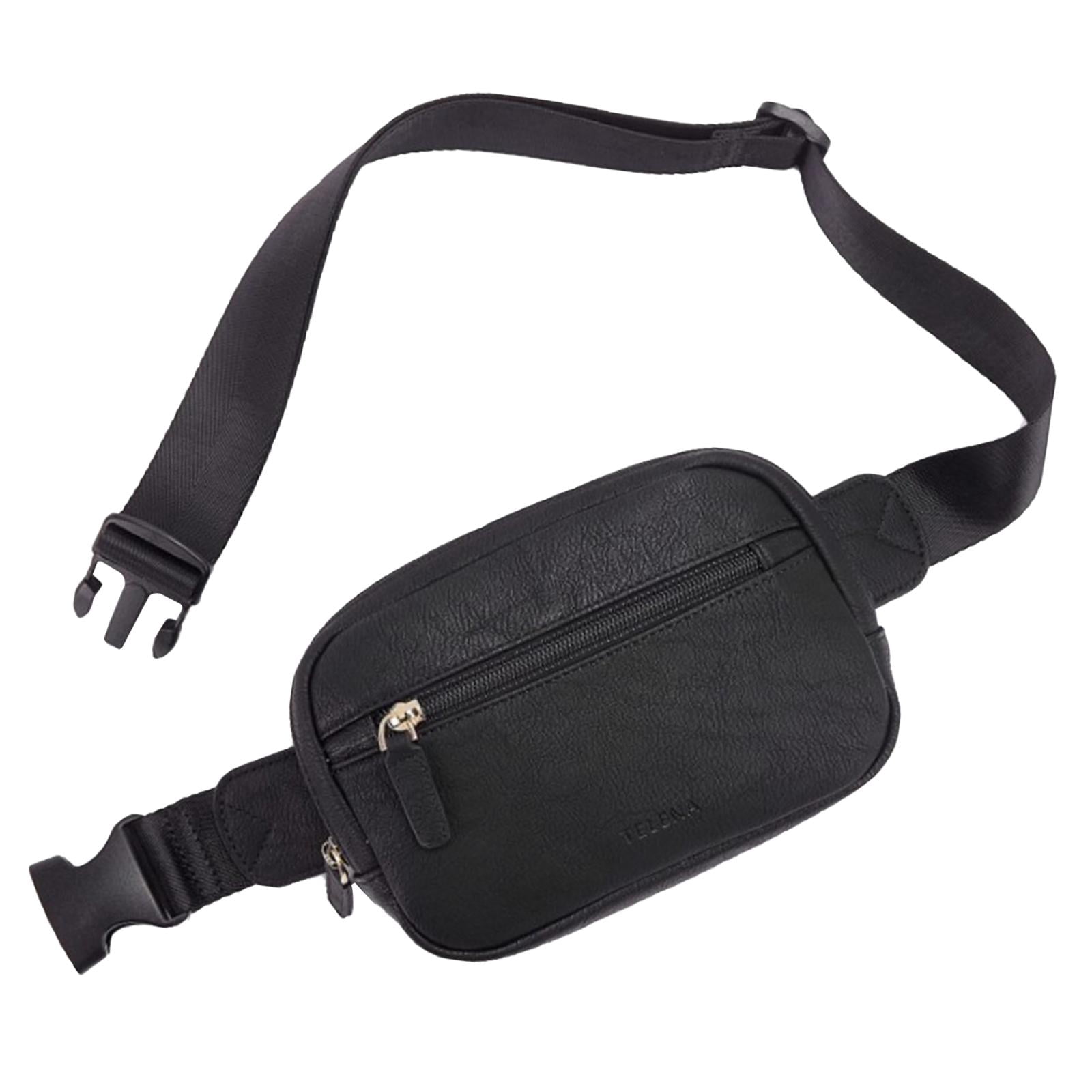 Segolike Belt Bag Handbag Everywhere Shoulder Purse Fashionable Tote Fanny Pack for Women Black