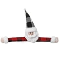 thumbnail image 2 of Rideau de Décoration de Noël Rideau Bonhomme de Neige Attaches Porte-Rideaux de Noël Design en Boucle pour Décoration d'Hiver Fixations de Rideau de Noël pour Décoration Intérieure Rideaux en Polyester, 2 of 9