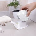 thumbnail image 4 of JZCHUNTOY Cartoon Snail Shape Press Type Dispenser Bottle, Refillable Lotion Soap Shampoo Storage Bottle, Leak Proof Liquid Container for Bathroom, Washroom, Kitchen, Laundry Room Home Use, 4 of 6
