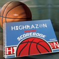 HIGHRAZON Basketball Scorebook, 35 Games for Scorekeepers, Basketball