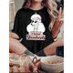 thumbnail image 1 of Camiseta De Manga Corta Con Cuello Redondo Para Mujer, Camisetas De Verano Para Uso Diario Y ViajesChic & Comfy Women's T-Shirt with Fun Dog Print - Casual Crew Neck, Short Sleeve, Stretchy Polyeste, 1 of 6