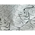 thumbnail image 4 of Ambesonne Black and White Quilted Bedspread Set 2 Pcs, Swirling Motifs, Twin Size, Black and White, 4 of 5