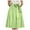 Light Green, variant on TTUHYWXI Womens A Line Midi Skirt Pleated Striped Color Block Elastic Waist Tiered Summer Casual Trendy Dressy Long Skirts (Light Green, L)